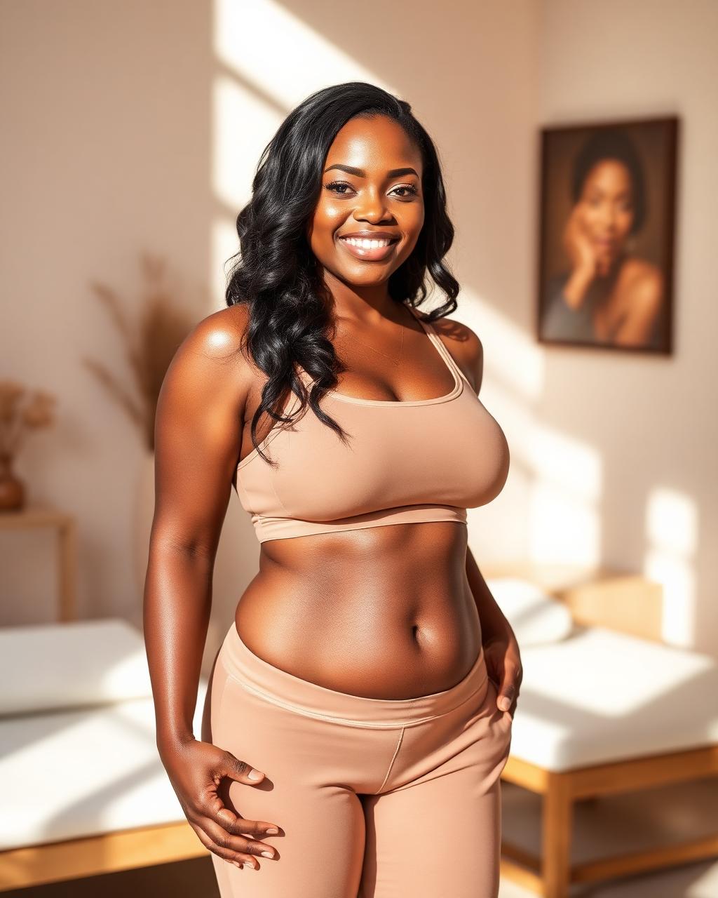 Melanin weight loss transformation at Aura by Laura NYC